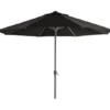Abriola Parasoll 330x258 cm Svart