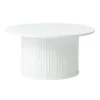 Accento Ø90 cm Soffbord Vit