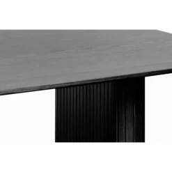 Accento 100x190 cm Oval Matbord Svart