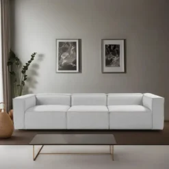 Accra 3-sits soffa Ljusgrå