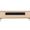 Aeris Mediabänk 233 cm Ljus Ek