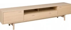Aeris Mediabänk 233 cm Ljus Ek