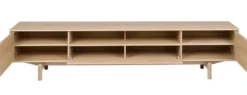 Aeris Mediabänk 233 cm Ljus Ek
