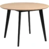 Alba Matbord Rund 105 cm Ek/Svart