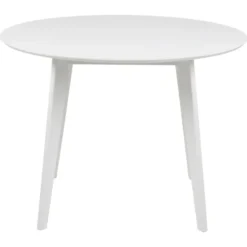 Alba Matbord Rund 105 cm Vit