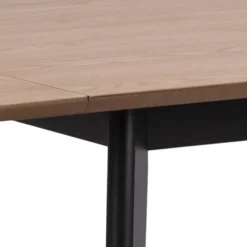 Alba Matbord 80x80/120 cm Ek/Svart