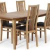 Allegro Matgrupp 162cm Inkl. 4st Stolar Tyg/Ek