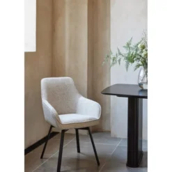 Amalfi Snurrstol Offwhite