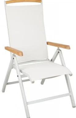 Andy Positionsstol Light Grey/Teak