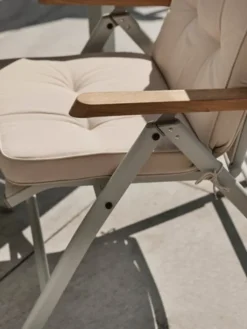 Andy Positionsstol Light Grey/Teak