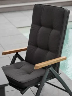 Andy Positionsstol Svart/Svart/Teak