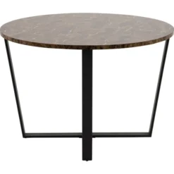 Angers Matbord Rund 110 cm Delhi-marmor