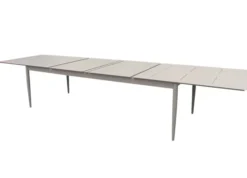 Anzio Matbord XL 110x266-396 cm Khaki