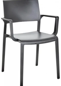 Arket Cafégrupp 60cm ink 2st Lilibet Karmstolar Svart