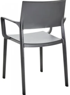 Arket Cafégrupp 60cm ink 2st Lilibet Karmstolar Svart