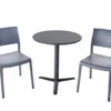 Arket Cafégrupp 60cm ink 2st Lilibet Stolar Grå