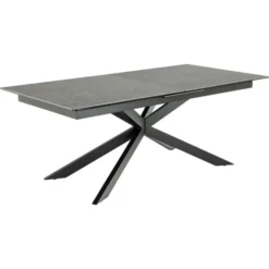 Armand Matbord 100x200-240 cm Svart Fairbanks