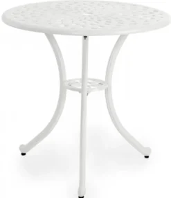 Arras Bord 70 cm Rund Vit