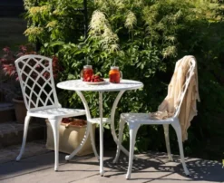 Arras Bord 70 cm Rund Vit