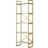 Asmara Bokhylla Marmor / Guld