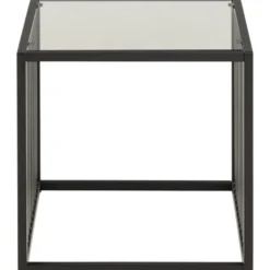 Auxerre Sidobord 40x40x40 cm Härdat glas