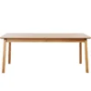 Banks Matbord 95x190-290 cm, Naturlig ek