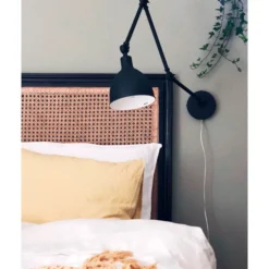 Bazar Vägglampa Sandsvart