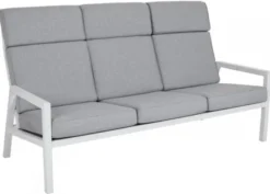 Belfort 3-sits Hög Soffa Vit/Grå