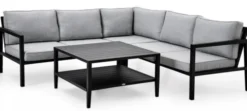 Belfort 2-Sits Soffa H/V Svart/Grå
