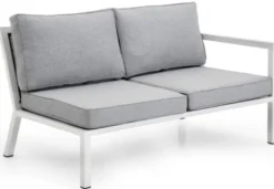 Belfort 2-Sits Soffa H/V Vit/Grå