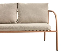 Bendt 2-sits Utesoffa Peach/Teddy Beige