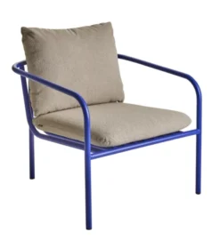 Bendt Utefåtölj Indigo Blue/Teddy Beige