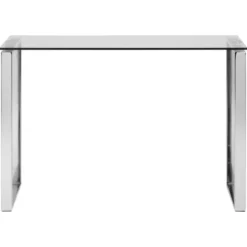 Benz Konsolbord 110x40 cm Krom/Glas