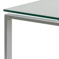 Benz Satsbord 55x50x50 cm Krom/Glas