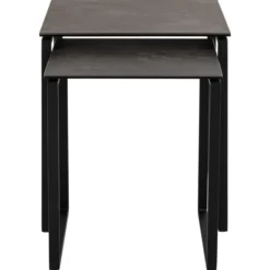 Benz Satsbord 55x50x50 cm Svart Keramik