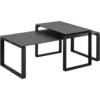 Benz Satsbord 45x115x69 cm Svart Keramik