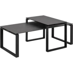 Benz Satsbord 45x115x69 cm Svart Keramik