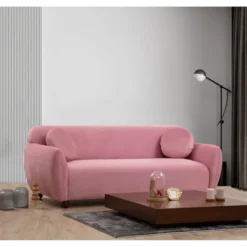 Bergen 3-sits soffa Dammig rosa