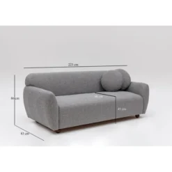 Bergen 3-sits soffa Ljusgrå
