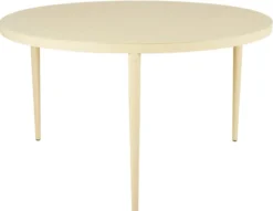 Bigby Matbord Rund 130 cm Lemon