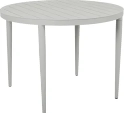 Bigby Matbord Rund 100 cm Light Grey