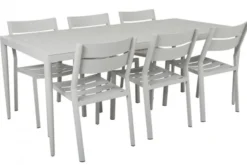 Bigby Matgrupp 195x90 cm ink Delia Light Grey