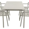 Bliss Matgrupp - Bord 130x80 cm + 4 st Karmstolar Sand