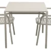 Bliss Matgrupp - Bord 80x80 cm + 2 st Karmstolar Sand