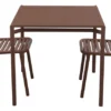 Bliss Matgrupp - Bord 80x80 cm + 2 st Stolar Desert Red