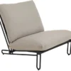 Blixt Fåtölj Svart/Beige