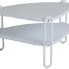 Blixt Hörnbord Vit