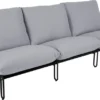 Blixt 3-sits soffa Svart/Grå