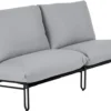 Blixt 2-sits soffa Svart/Grå