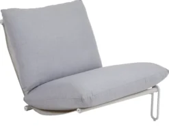 Blixt Sittdel Vit/Grå